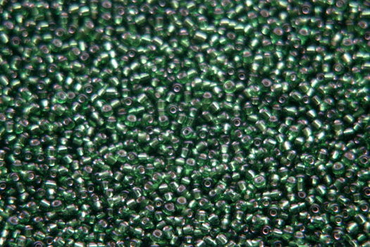 Seed beads, 2mm, Green, 100 gr