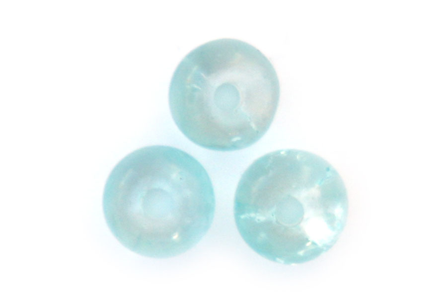 Round crackle bead,  4mm, Blue Green, 250 pcs