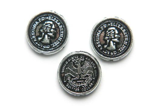 Coin, metal look, 16mm, 25 gr