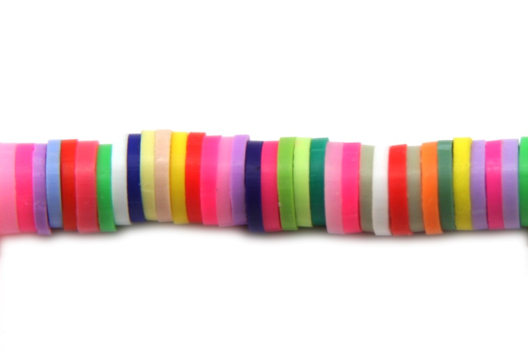 Katsuki beads,  6mm, Multi Colour, 390 pcs