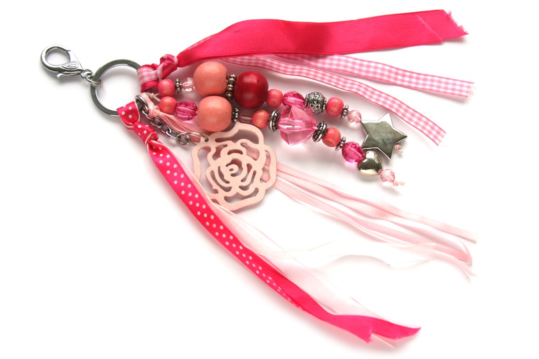 Do-it-yourself kit, Key Chain, Pink, 1 pc