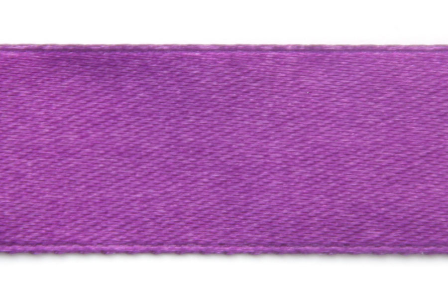 Satin ribbon, 20mm, Purple, 5 m